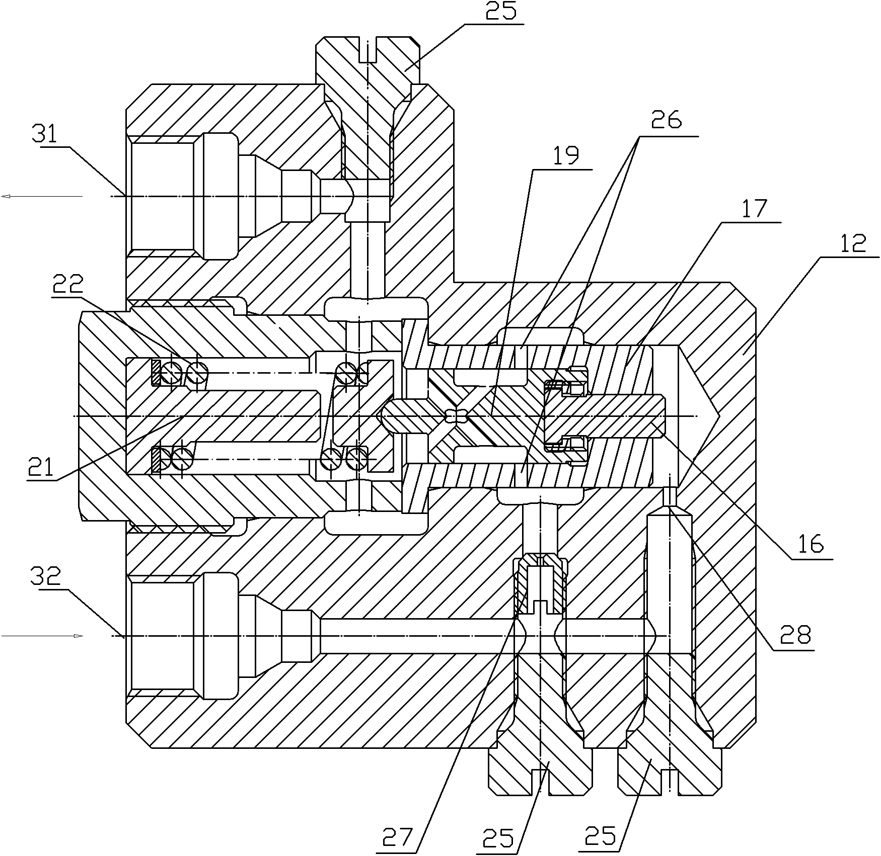 Device for automatically adjusting power of turbine pump