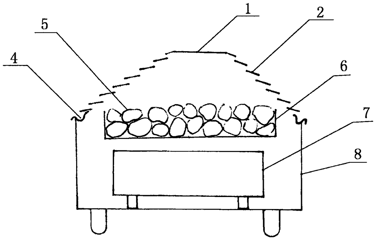 Tower type roasting machine