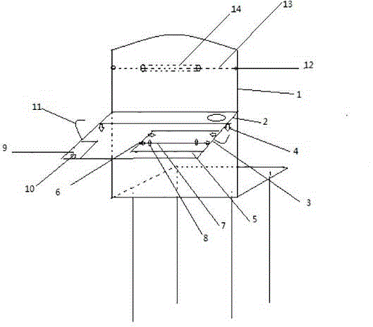 Classroom chair back auxiliary device