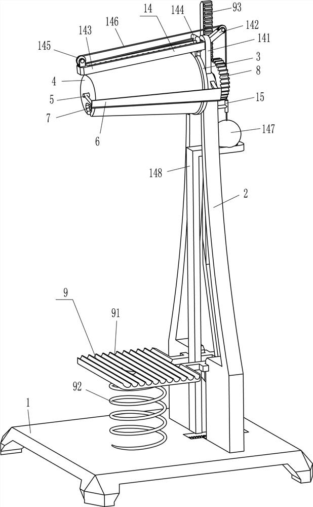 A kind of equipment for batch removal of snail tails for snail processing