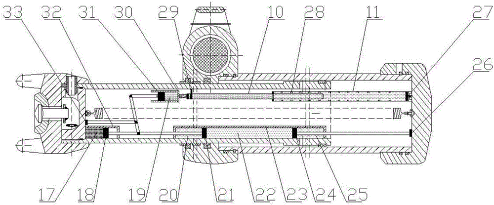 Novel single telescopic suspension type single hydraulic support column based on lever principle