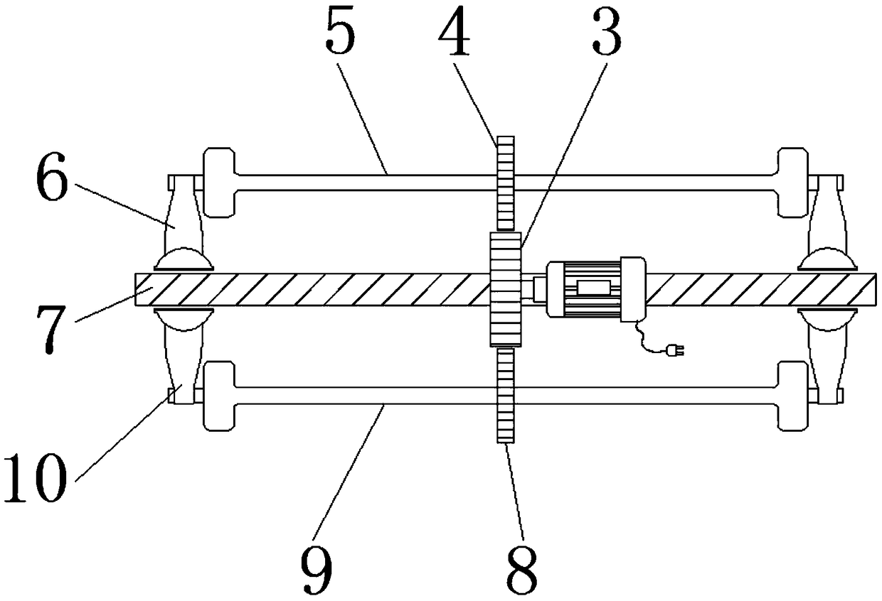 Plastic product fixing device beneficial to rapid cutting