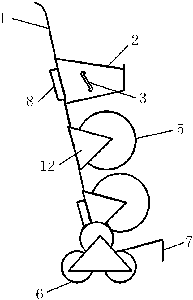 Ground lead and vehicle for loading safety tools and devices