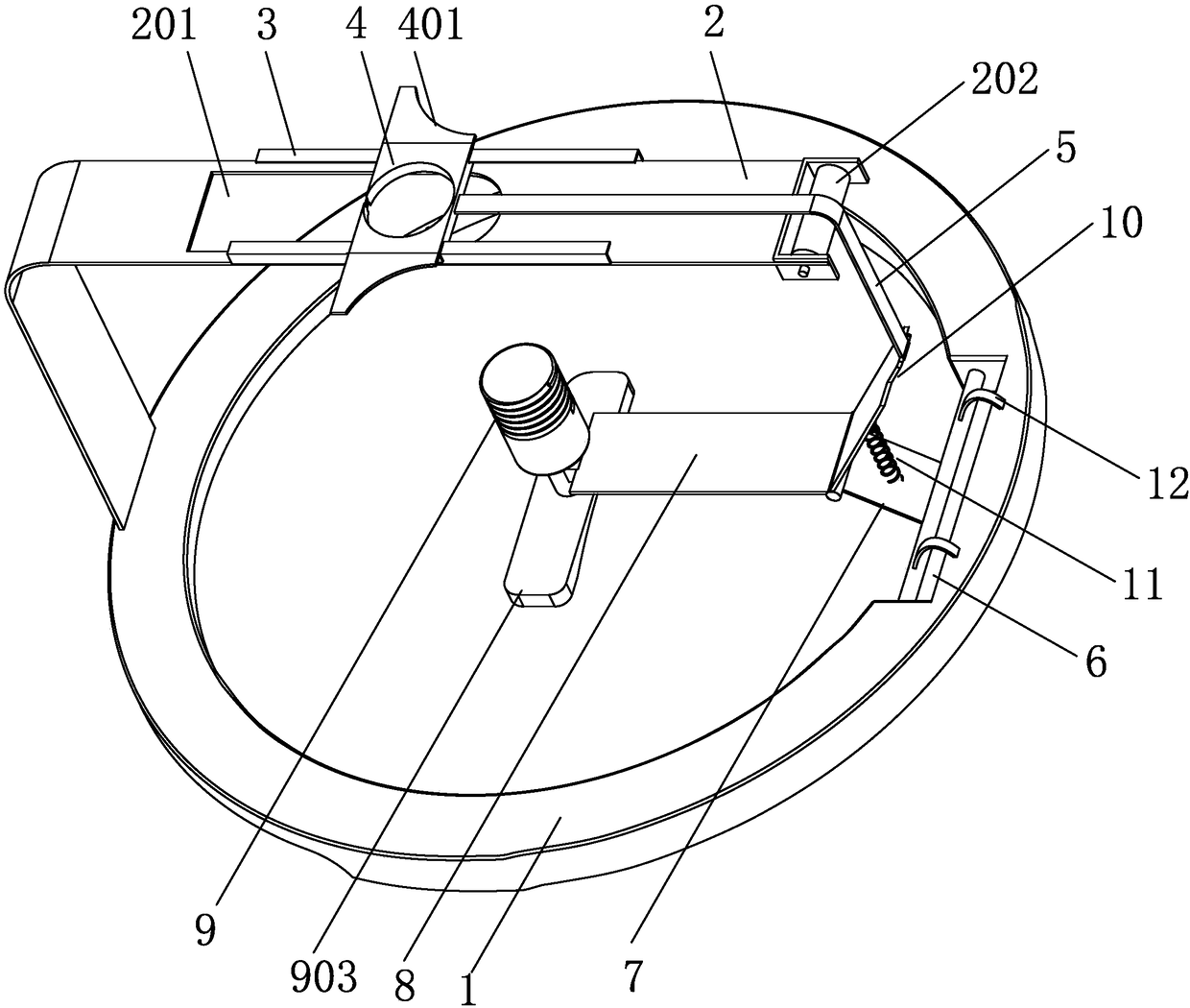 Medical medicine application auxiliary device for eyeballs