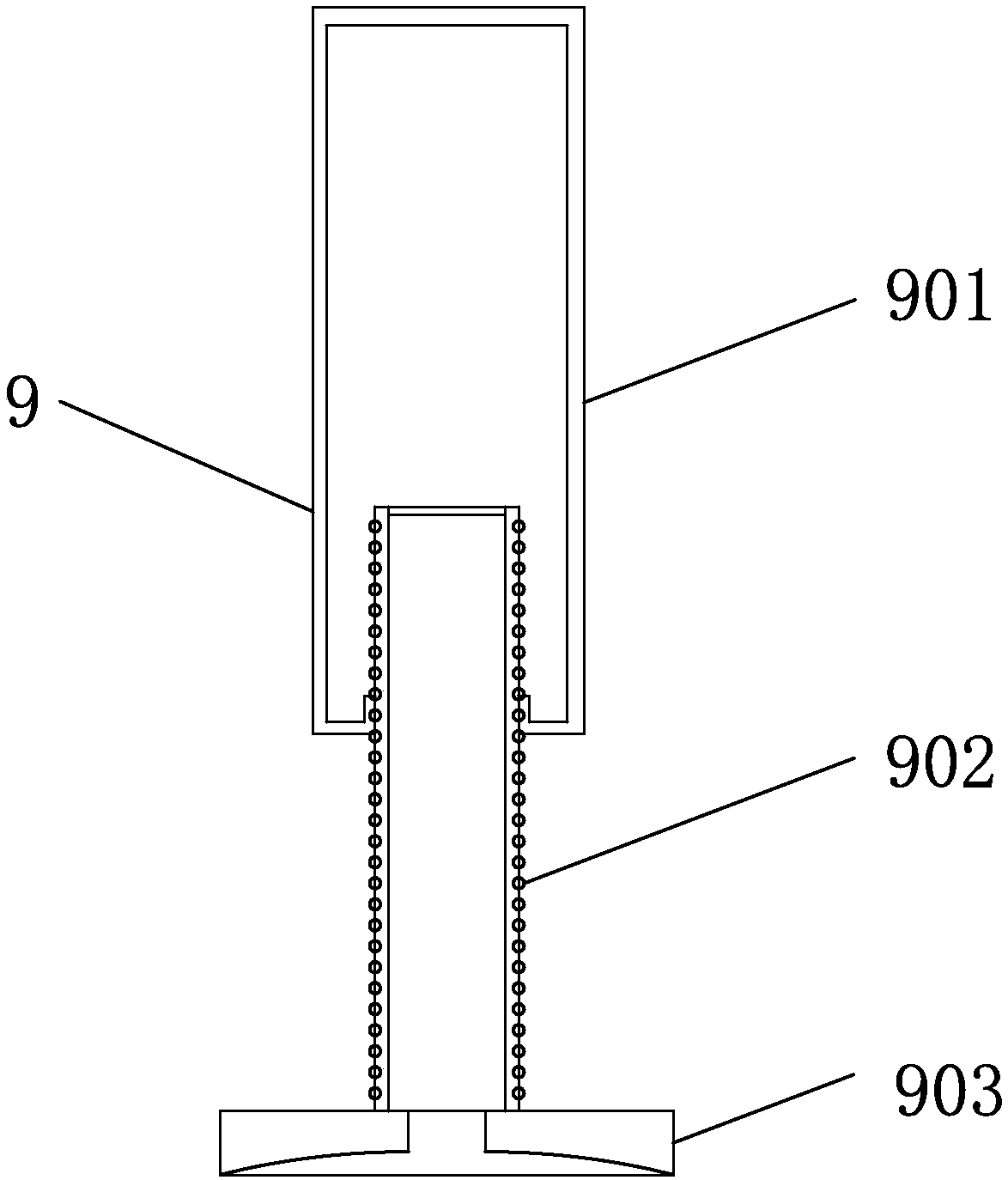 Medical medicine application auxiliary device for eyeballs