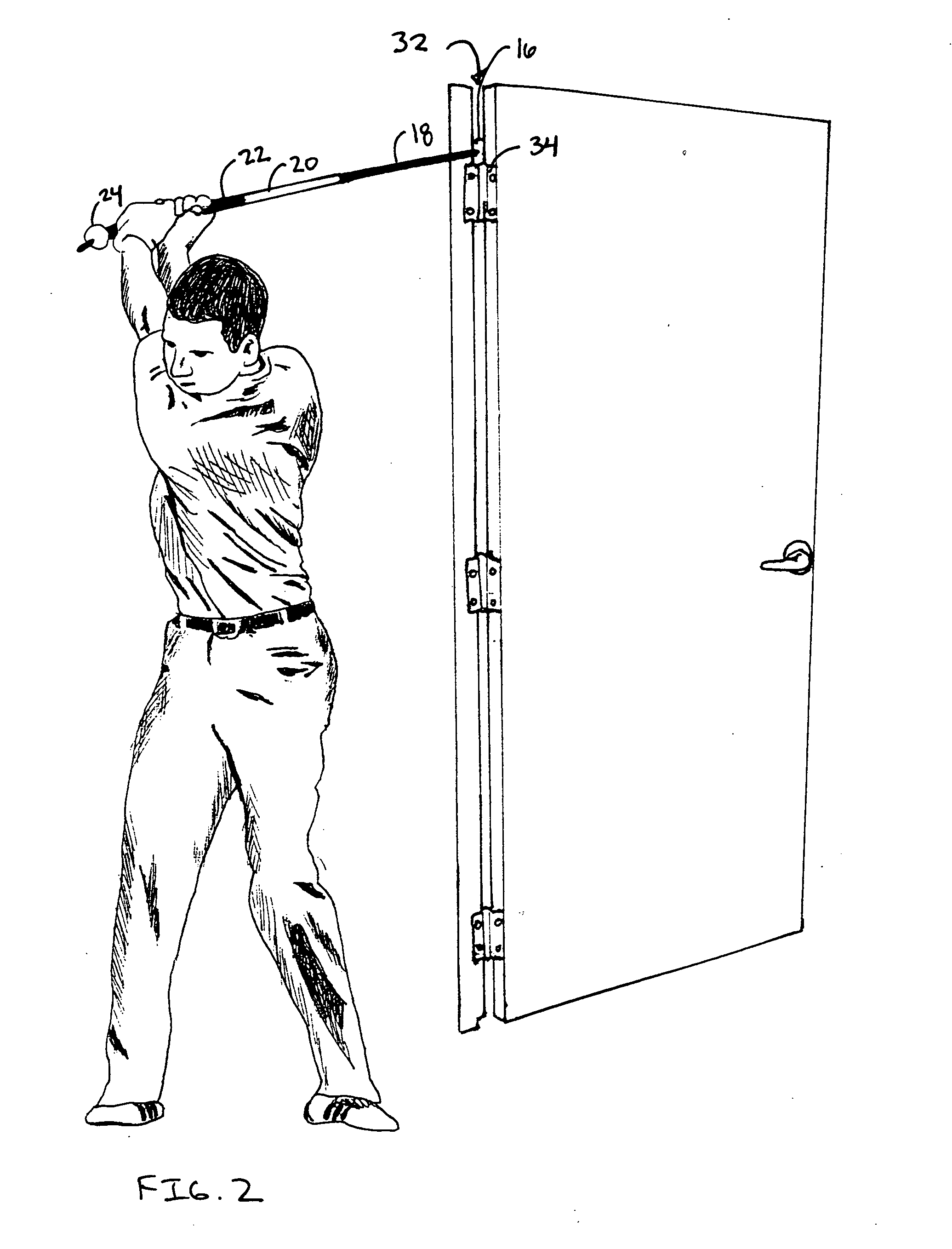 Golf swing training device