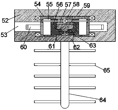 Stirring device for compound cement-based permeable crystallization type waterproof material