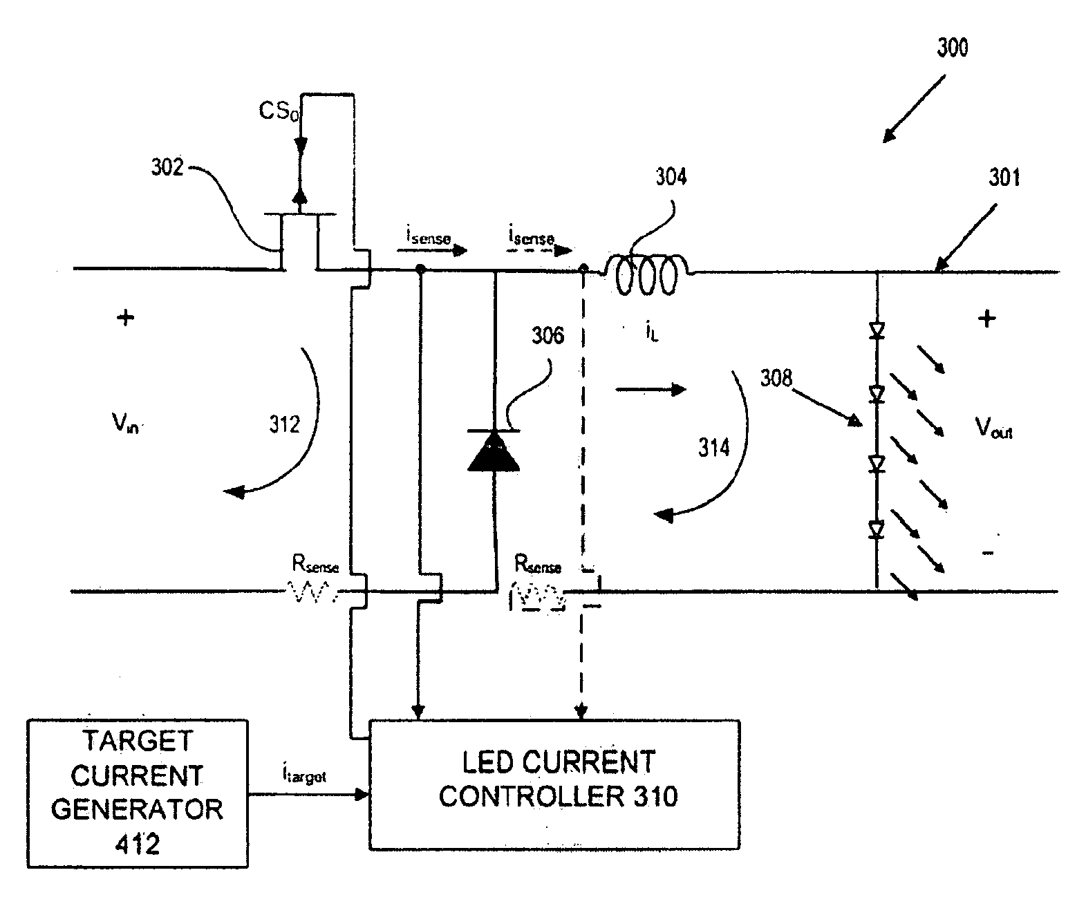 Adjustable Constant Current Source with Continuous Conduction Mode ("CCM") and Discontinuous Conduction Mode ("DCM") Operation