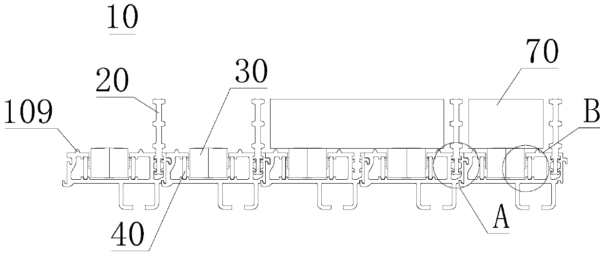 A device for caching and guiding medicine boxes on automatic medicine dispensing equipment