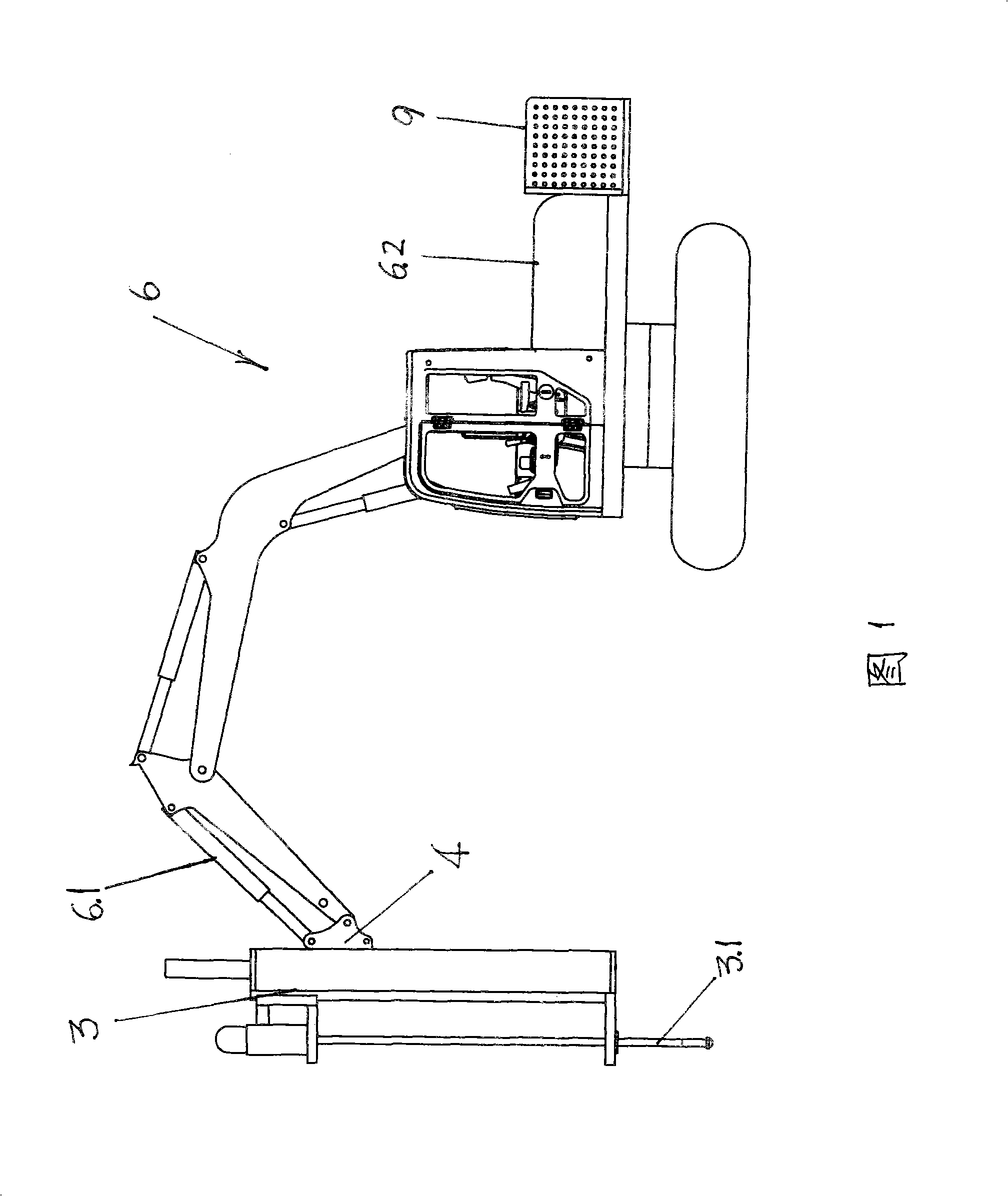 Hydraulic shock vibration system in multifunctional engineering equipment