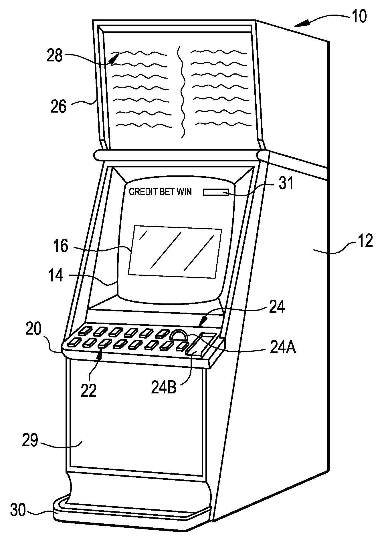 Game controller, system and method of gaming