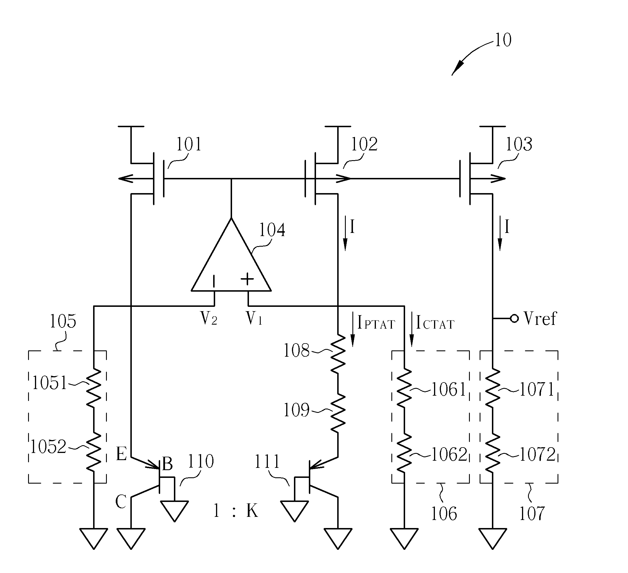 Zero-temperature-coefficient voltage or current generator