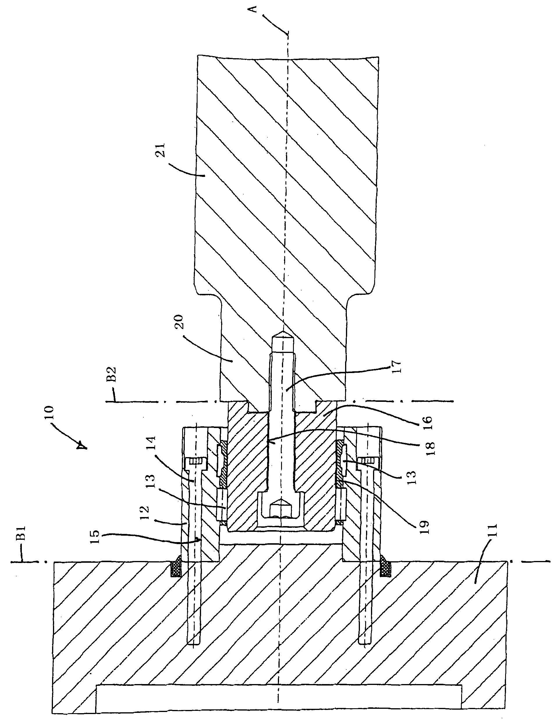 Bearing system for printing press and printing press