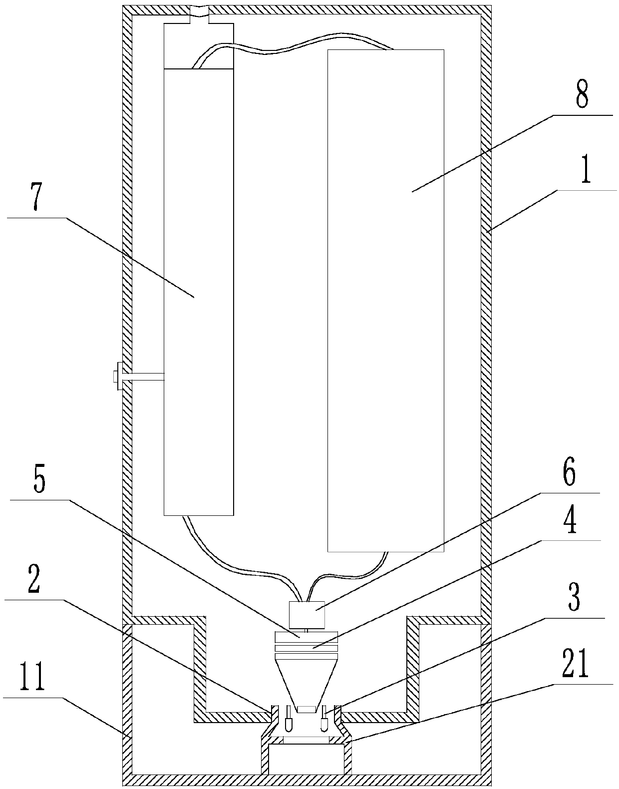 A portable near-infrared spectroscopy detection system