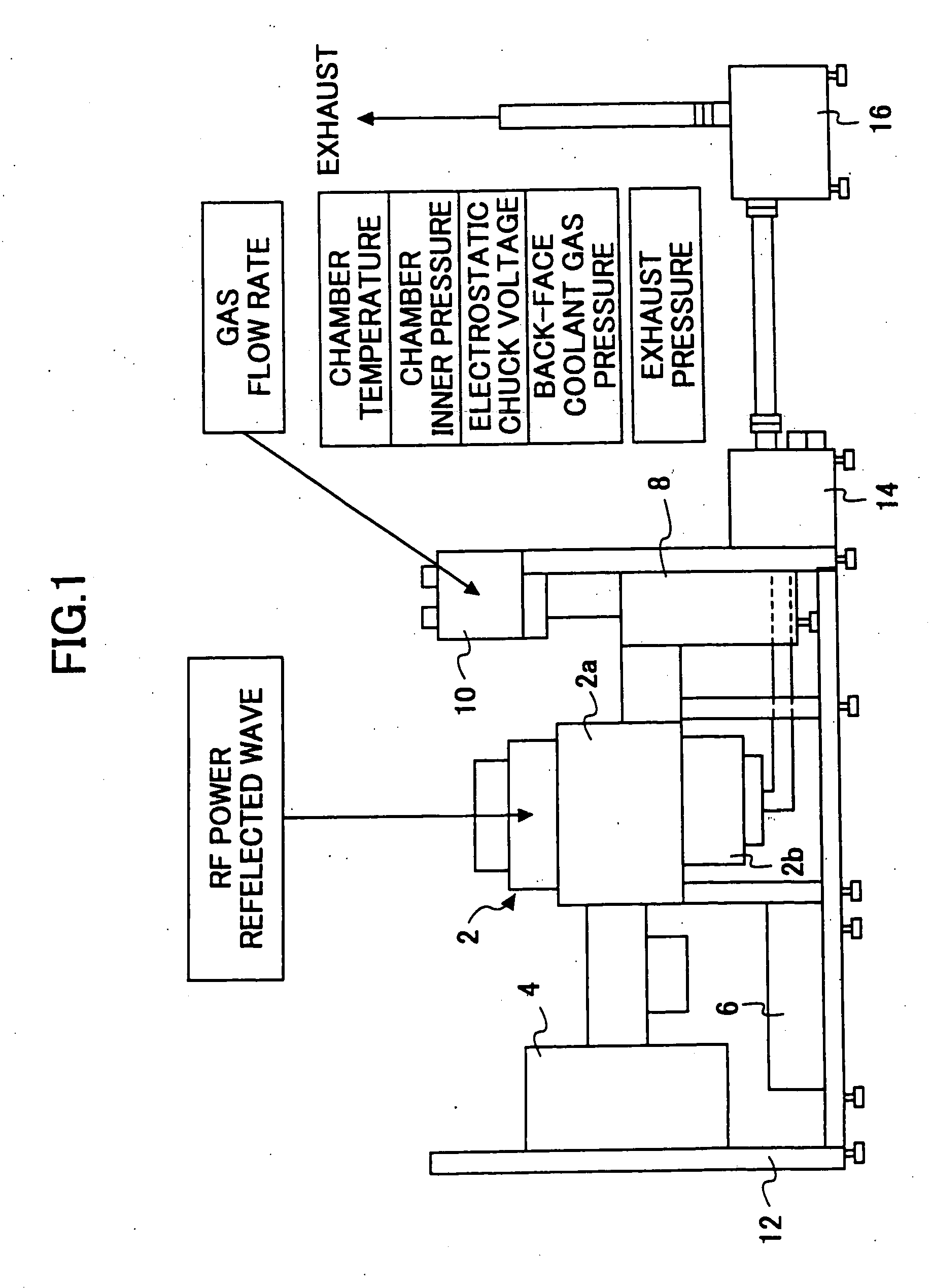 Device and method for monitoring process exhaust gas, semiconductor manufacturing device, and system and method for controlling semiconductor manufacturing device