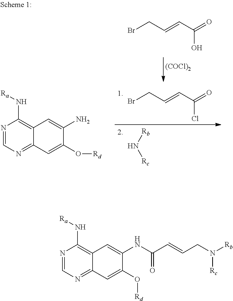 Process for the manufacture of (e)-4-n,n-dialkylamino crotonic acid in HX salt form and use thereof for synthesis of EGFR tyrosine kinase inhibitors