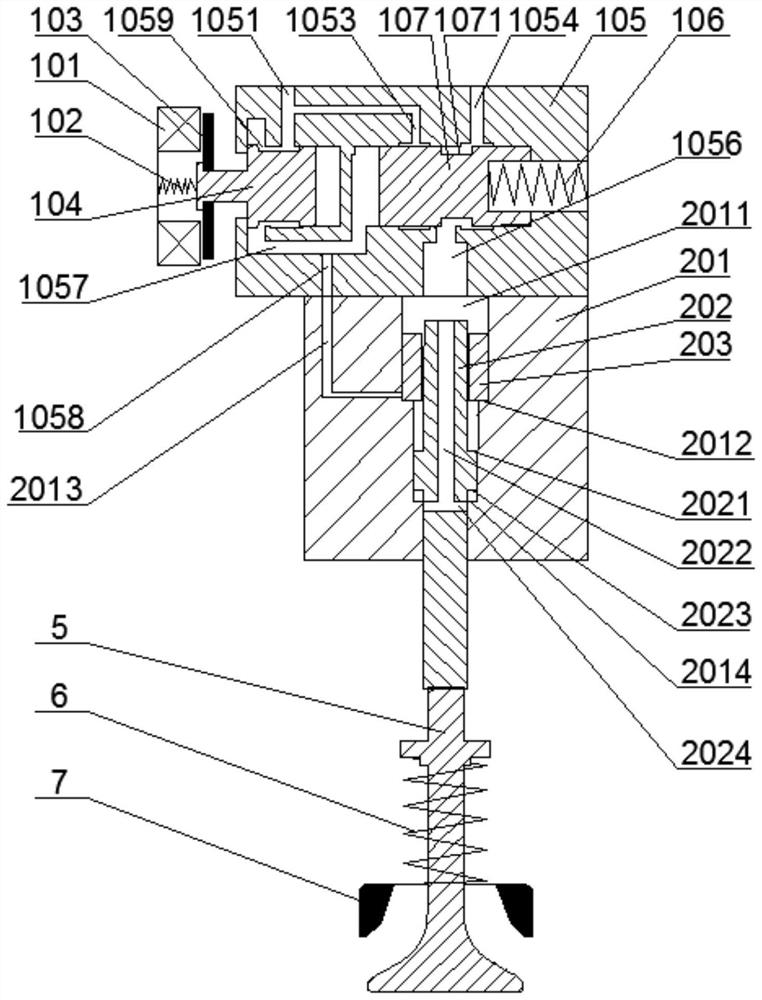 Electrically-controlled hydraulic fully-variable valve driving mechanism