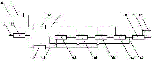 Method for preparing natural gas from yellow phosphorus tail gas and production device using the method