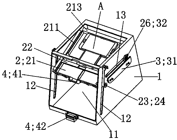 Storing device for automotive electronic equipment