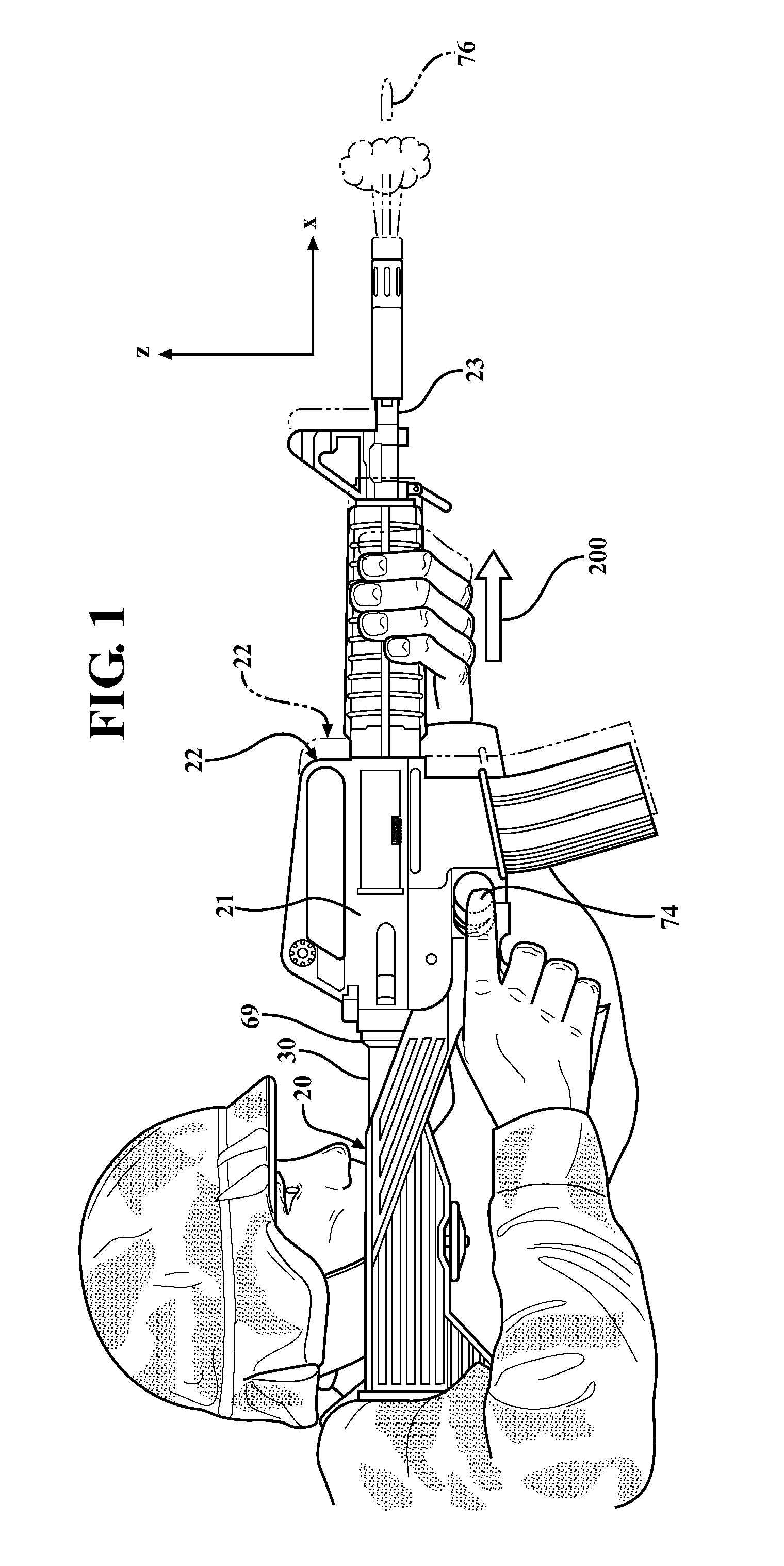 Interface system for firearm with sliding stock