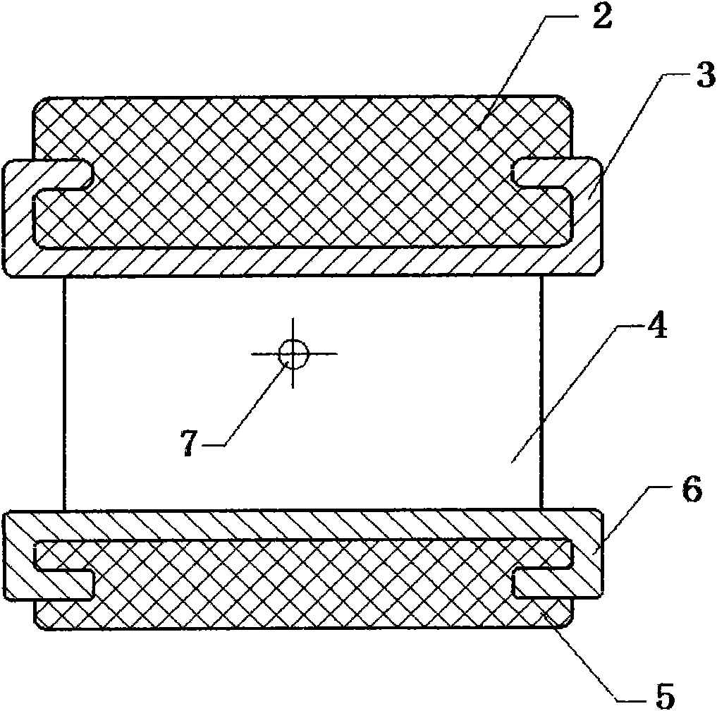 Internal support device for low pressure safety tire