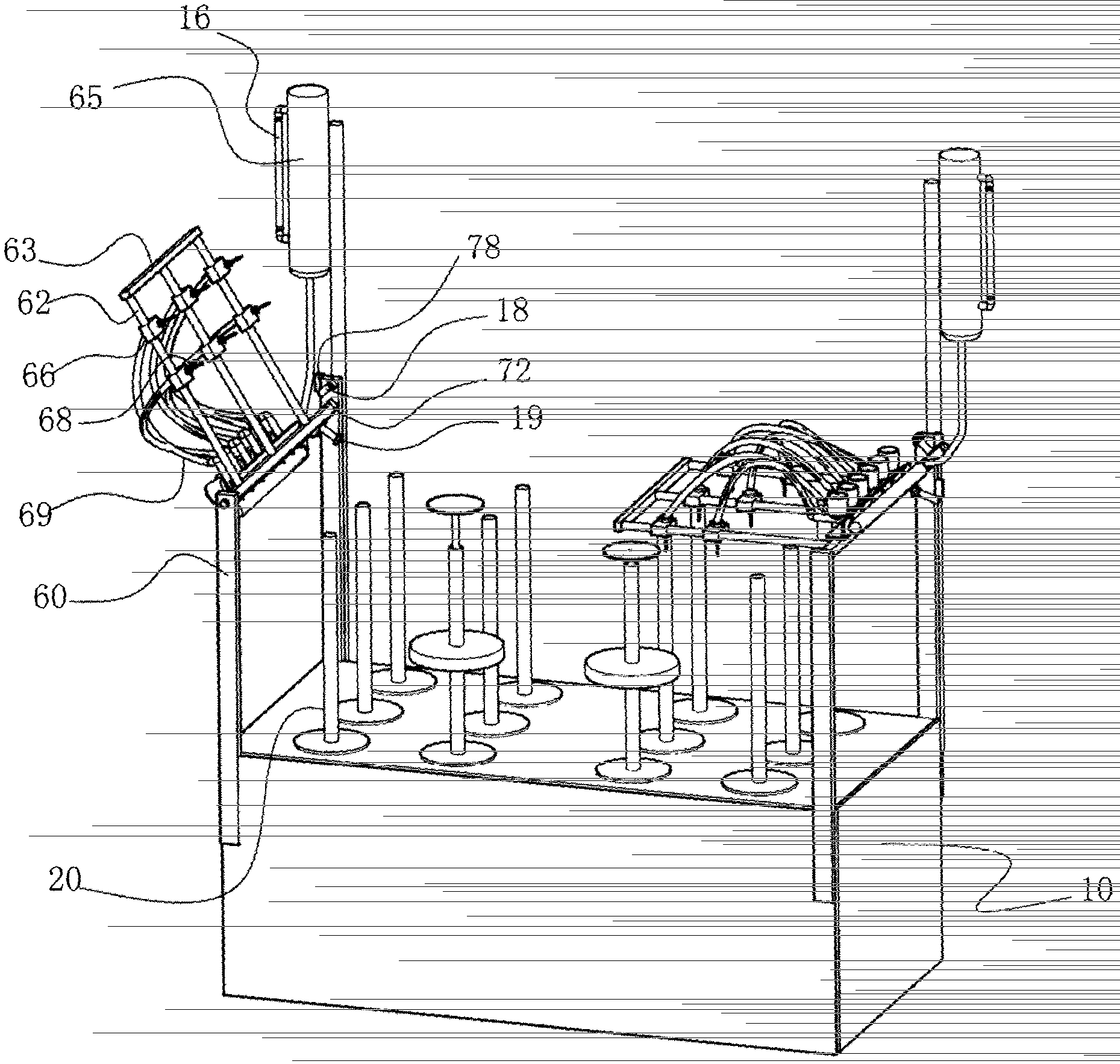 Glue injection packaging machine