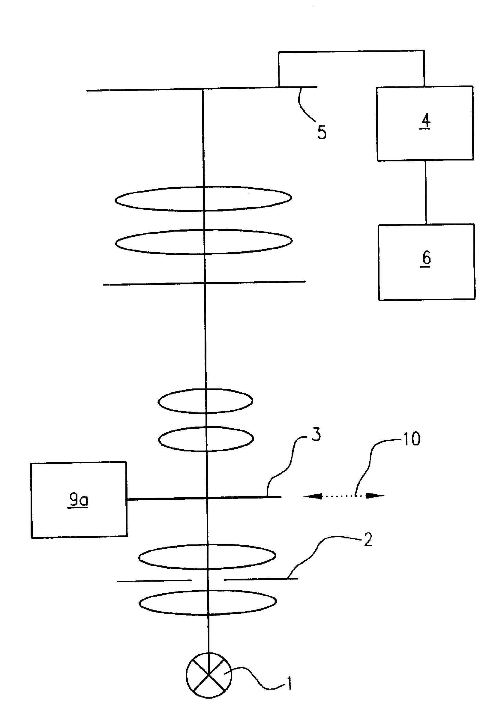 Microscope having a contrast-increasing image a acquisition apparatus