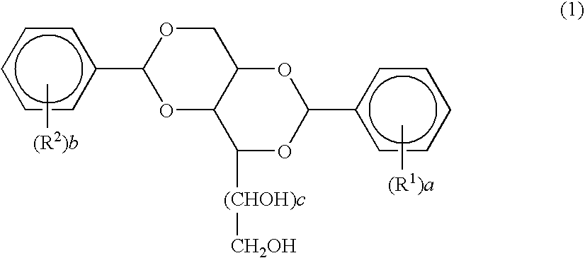 Agent for suppressing transfer of odor and taste originating from a diacetal a diacetal composition comprising the agent for suppressing transfer of odor and taste a polyolefin nucleating agent comprising the composition a polyolefin resin composition and a molded product comprising the nucleating agent