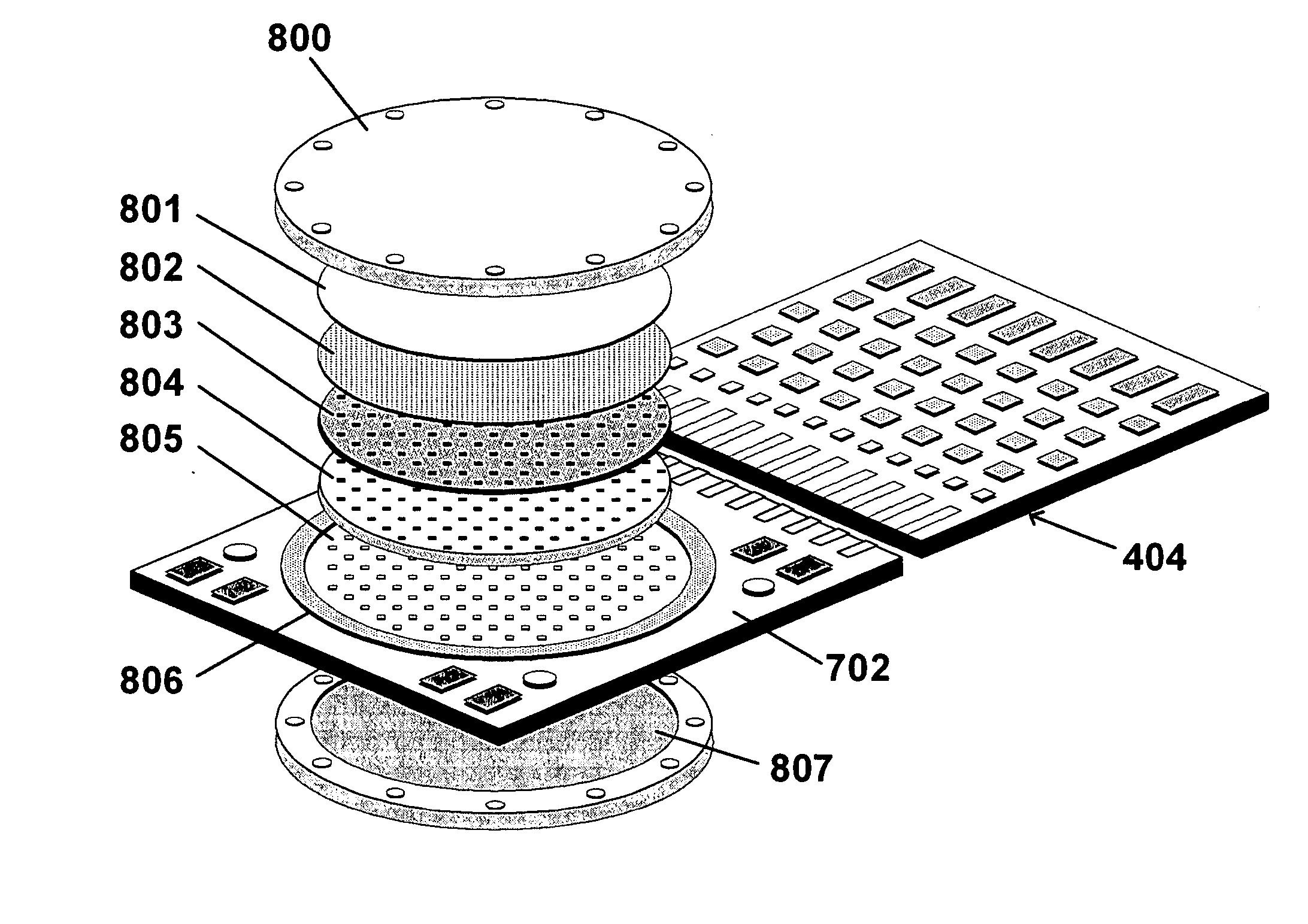 Methods and apparatus for full-wafer test and burn-in mechanism