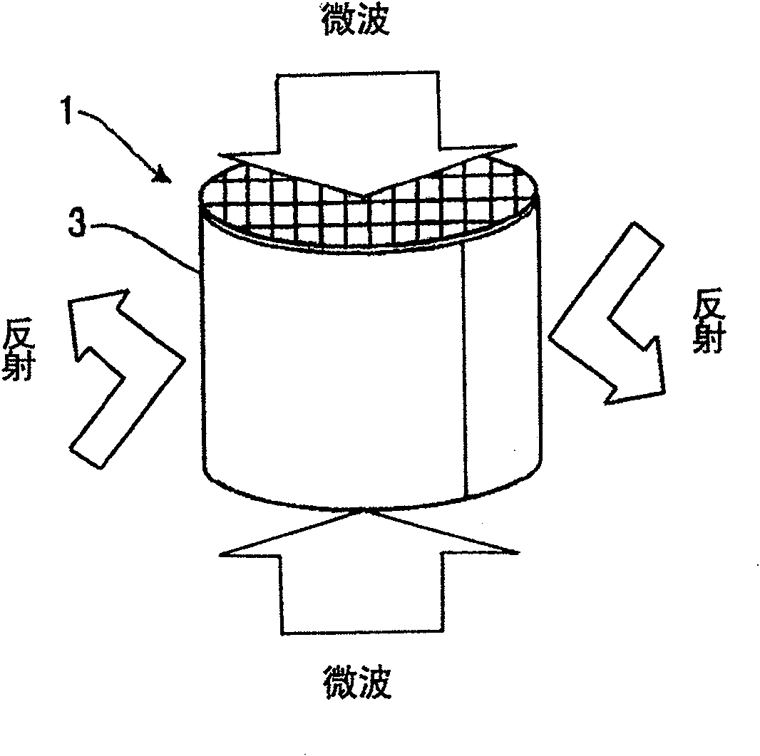 Microwave drying method of honeycomb formed bodies