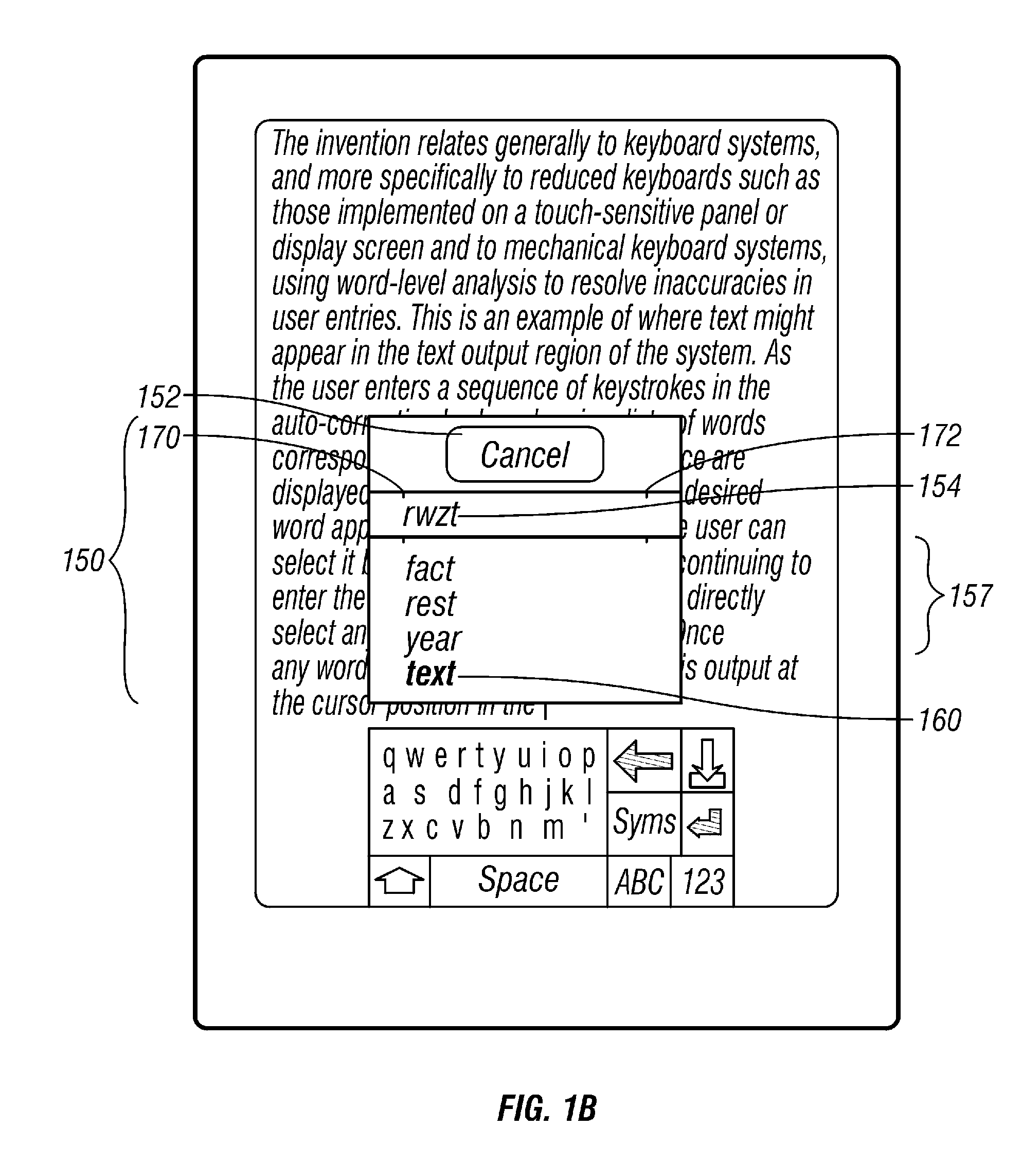 Virtual Keyboard Systems with Automatic Correction