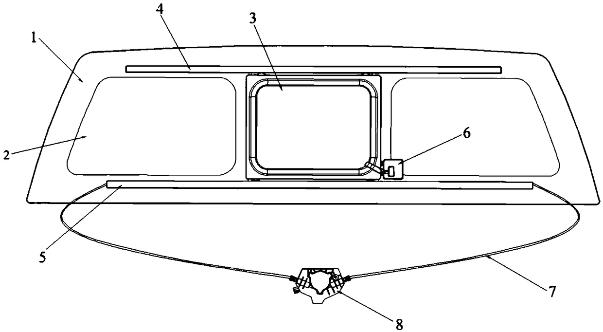Vehicle backstop sliding window assembly