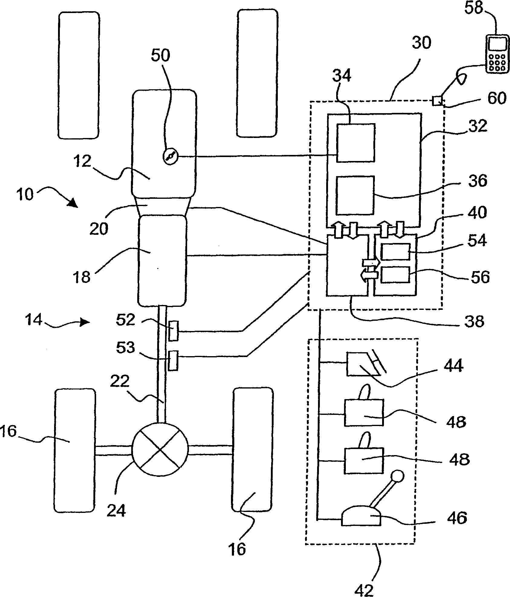 Method and arrangement for controlling actual torque in a land vehicle driveline