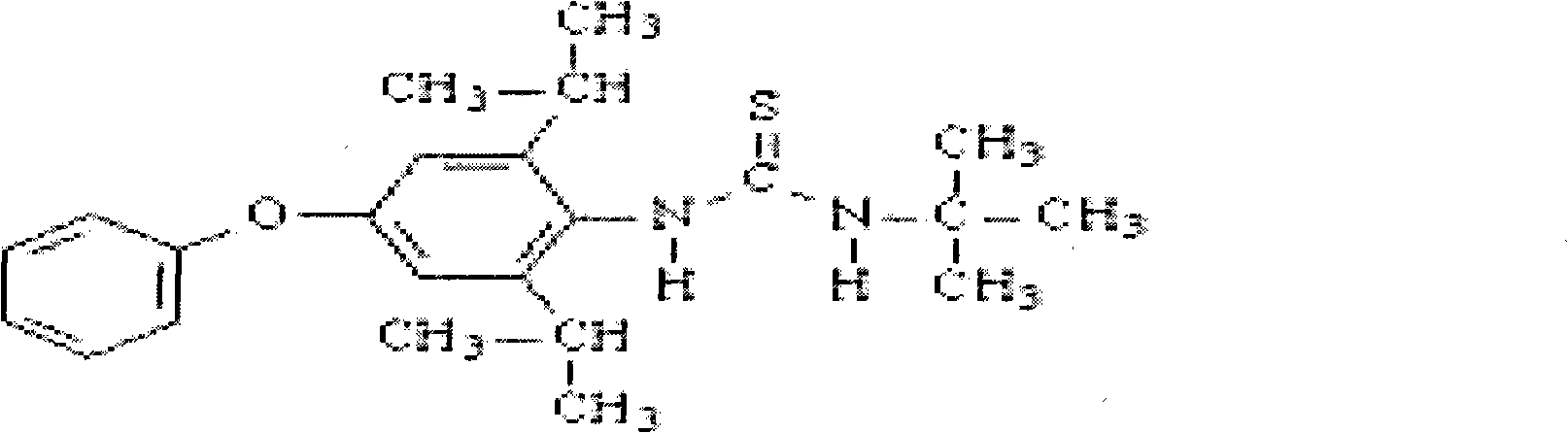 Acarid killing composition containing spirodiclofen and diafenthiuron