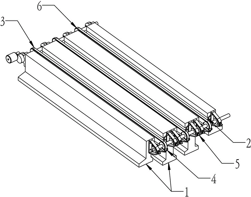 Bridge expansion joint with sweeping mechanism