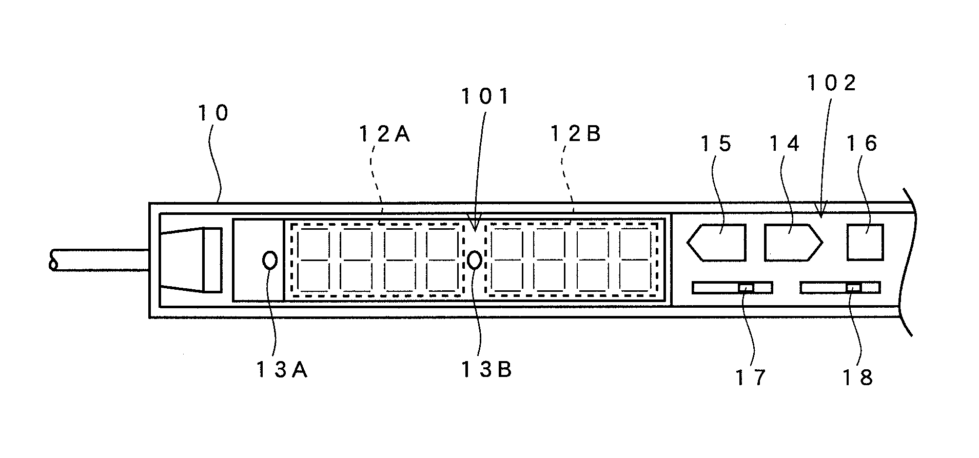 Photoelectric sensor and method for aiding checking of threshold