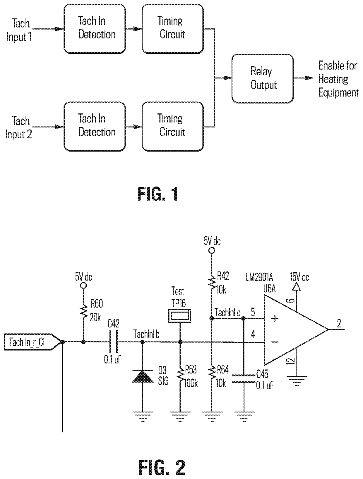 Cooling fan monitoring circuit