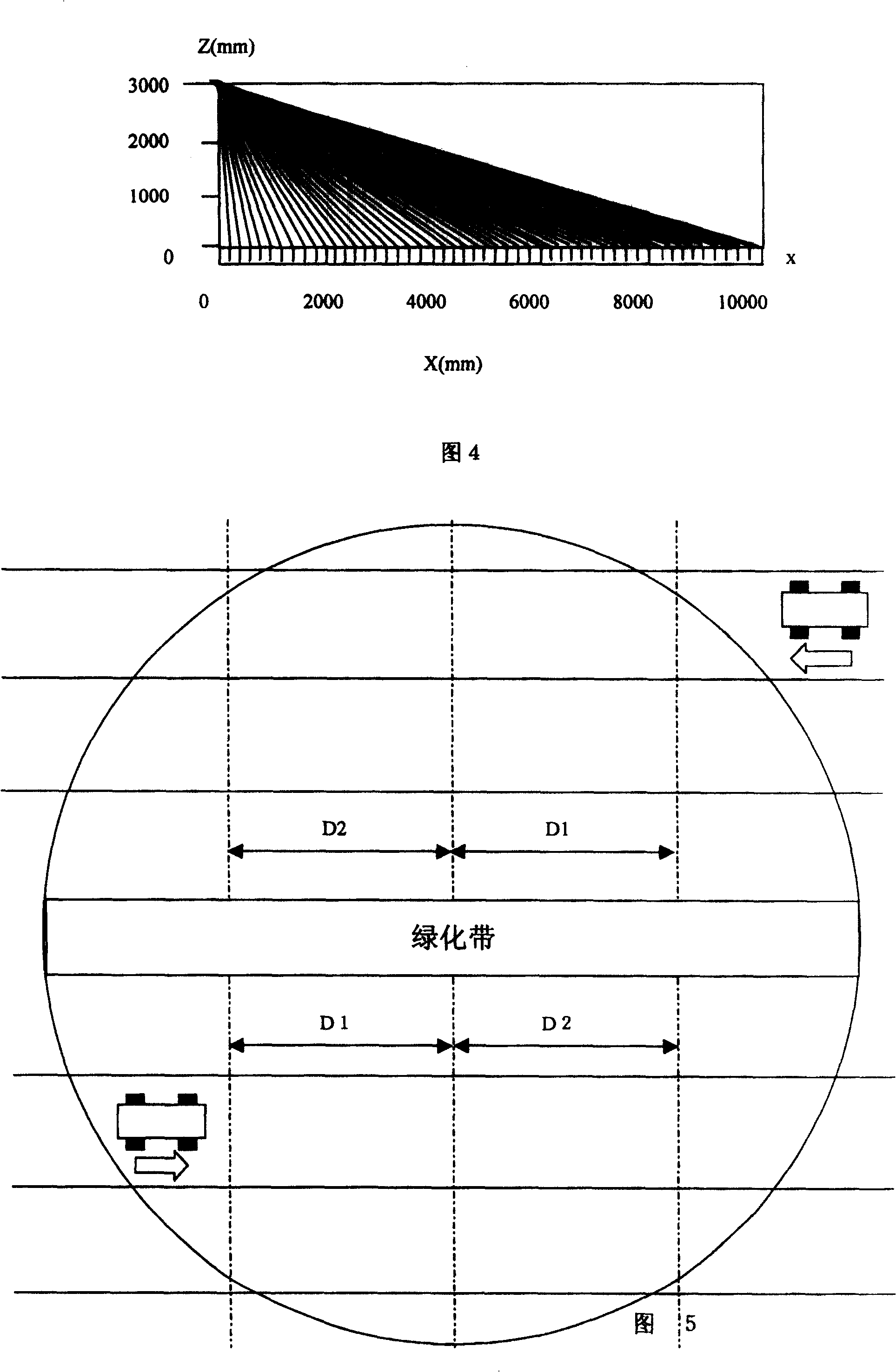 Omnibearing visual sensor based road monitoring apparatus