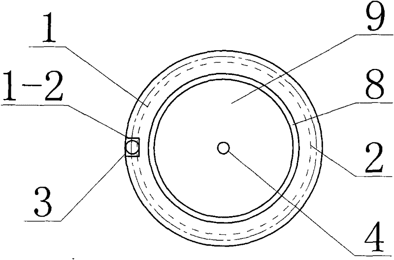 Embedded-type sensor for detecting concrete chloride ion content and preparation method thereof