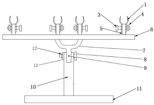 A device and method for testing the hydrophobic performance of the inner wall of a pipeline