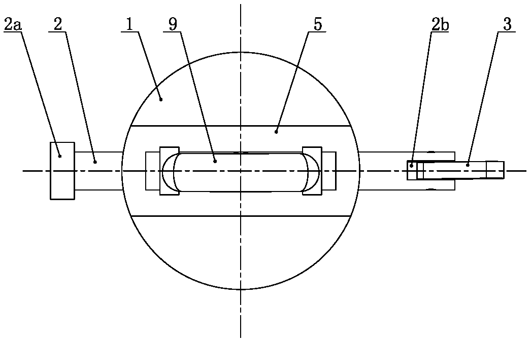 Portable connecting bolt of B type tongs for well drilling