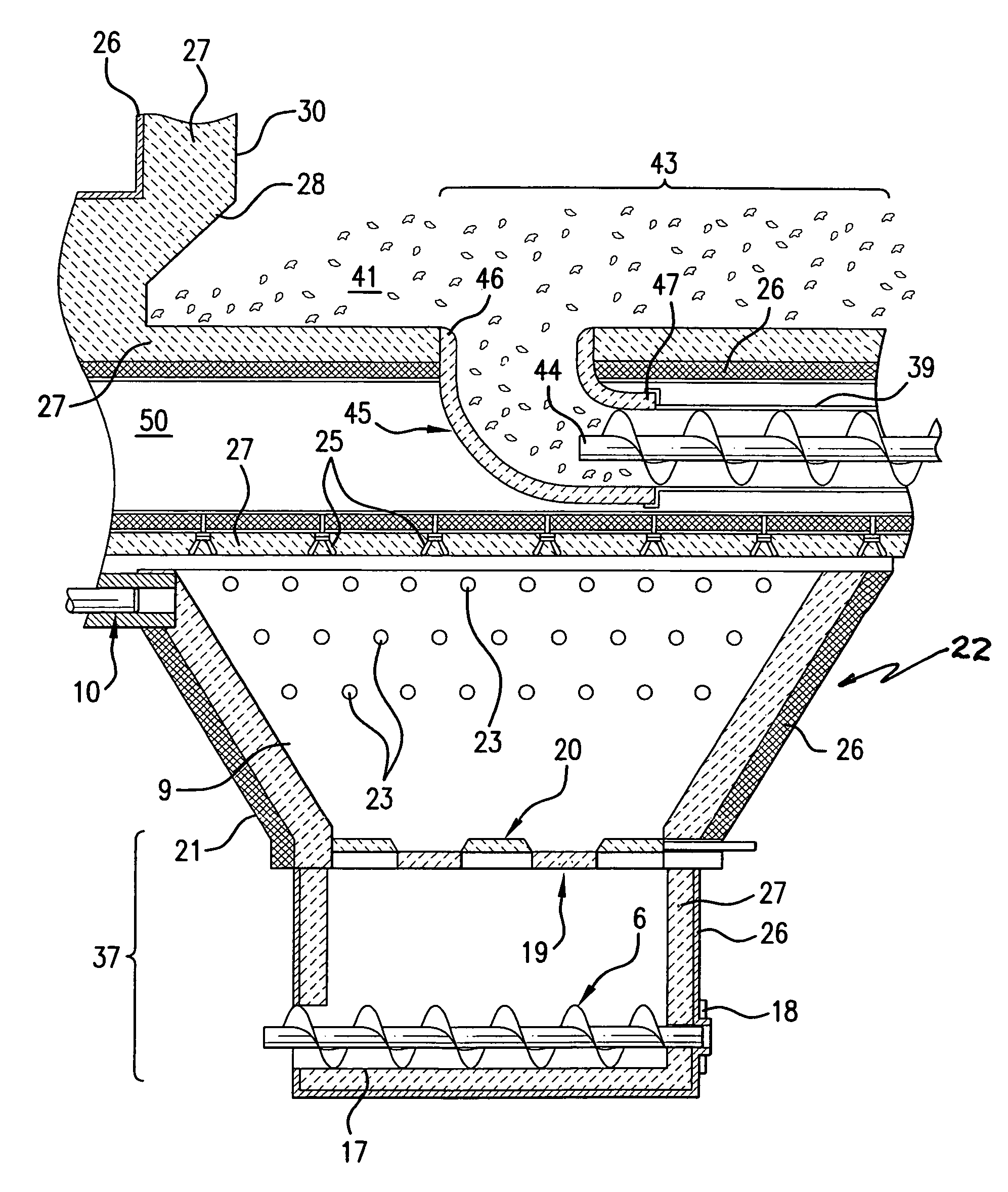 Gasifier and gasifier system for pyrolizing organic materials