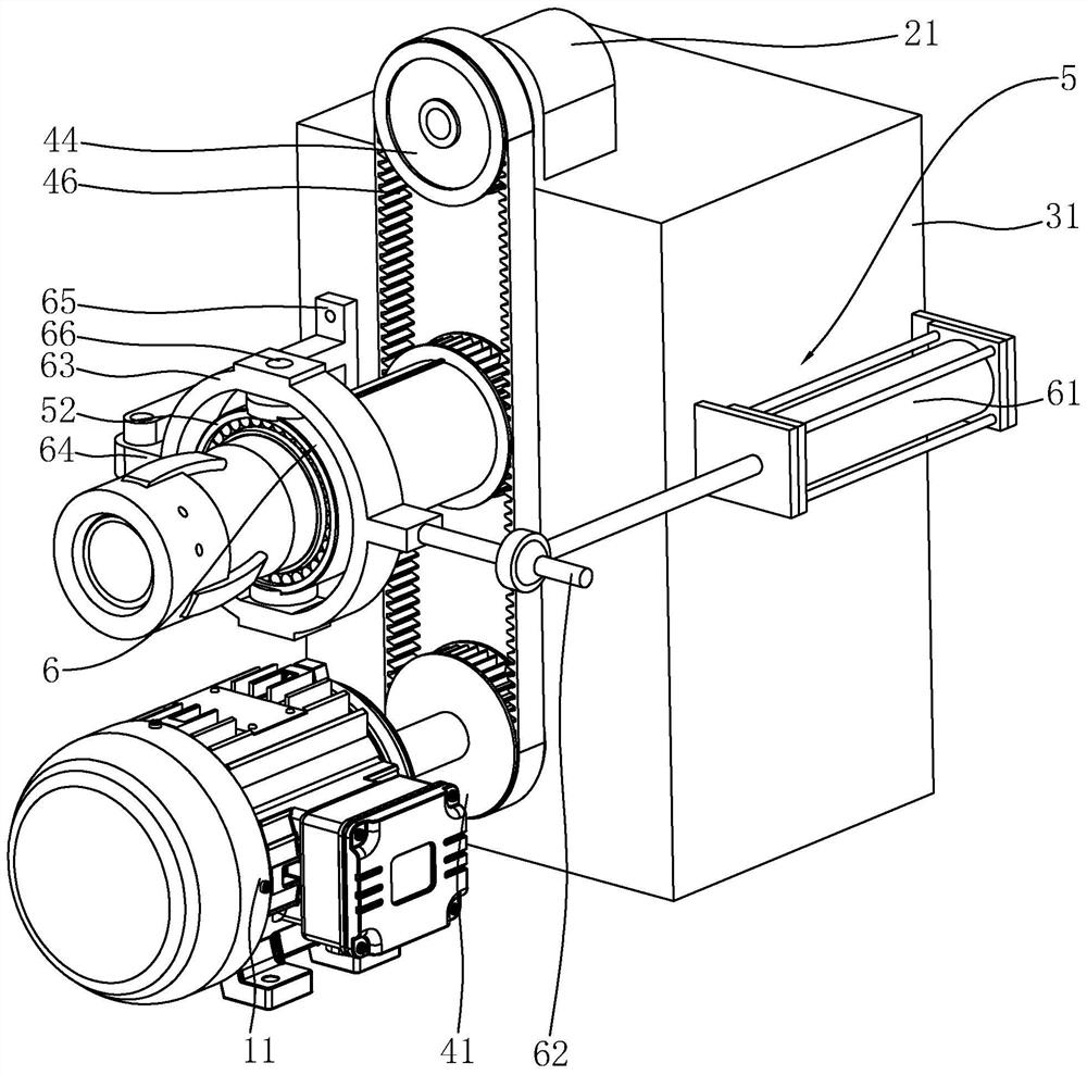 Machine tool with built-in motor