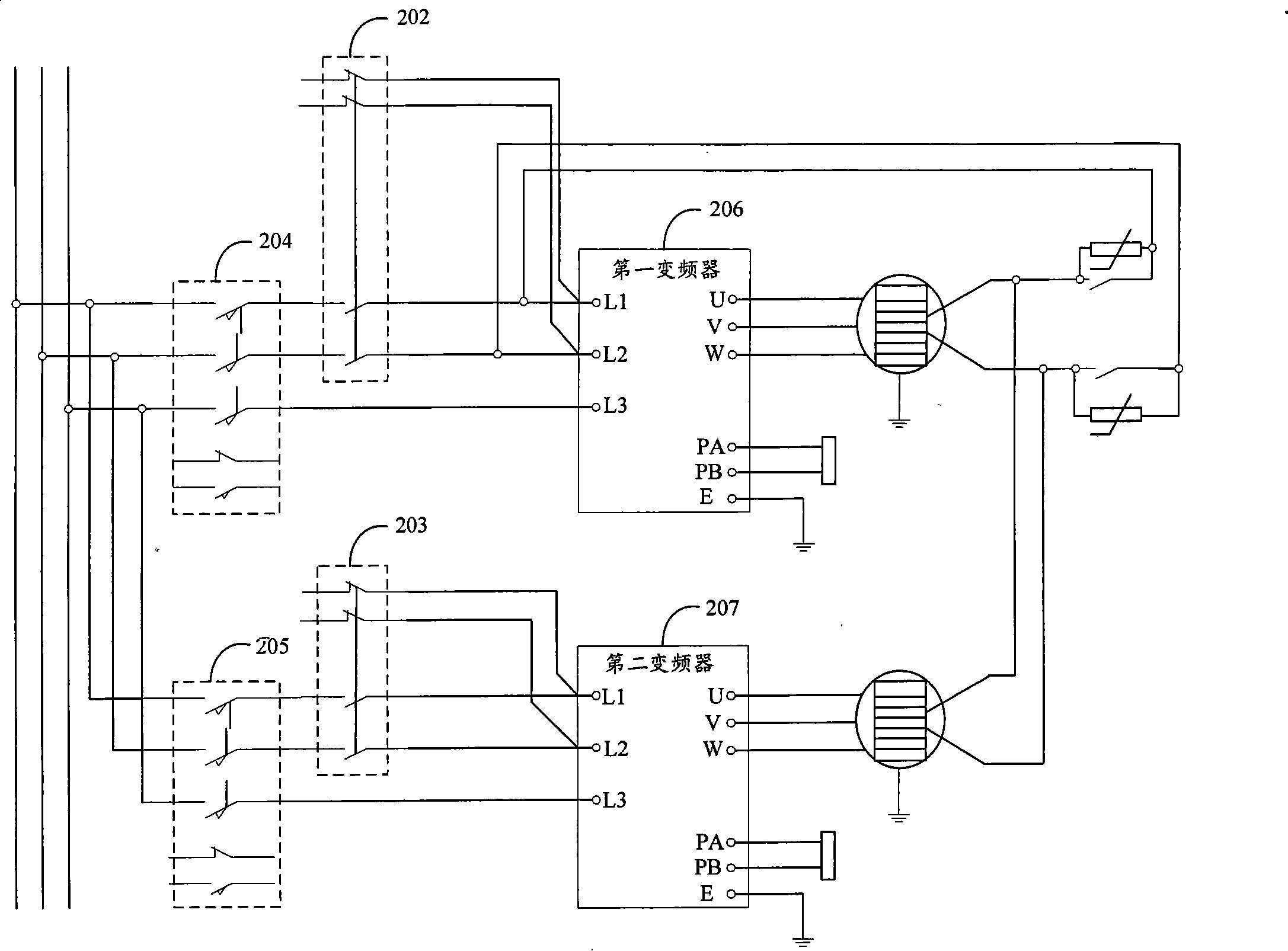 Aerobridge and control circuit thereof