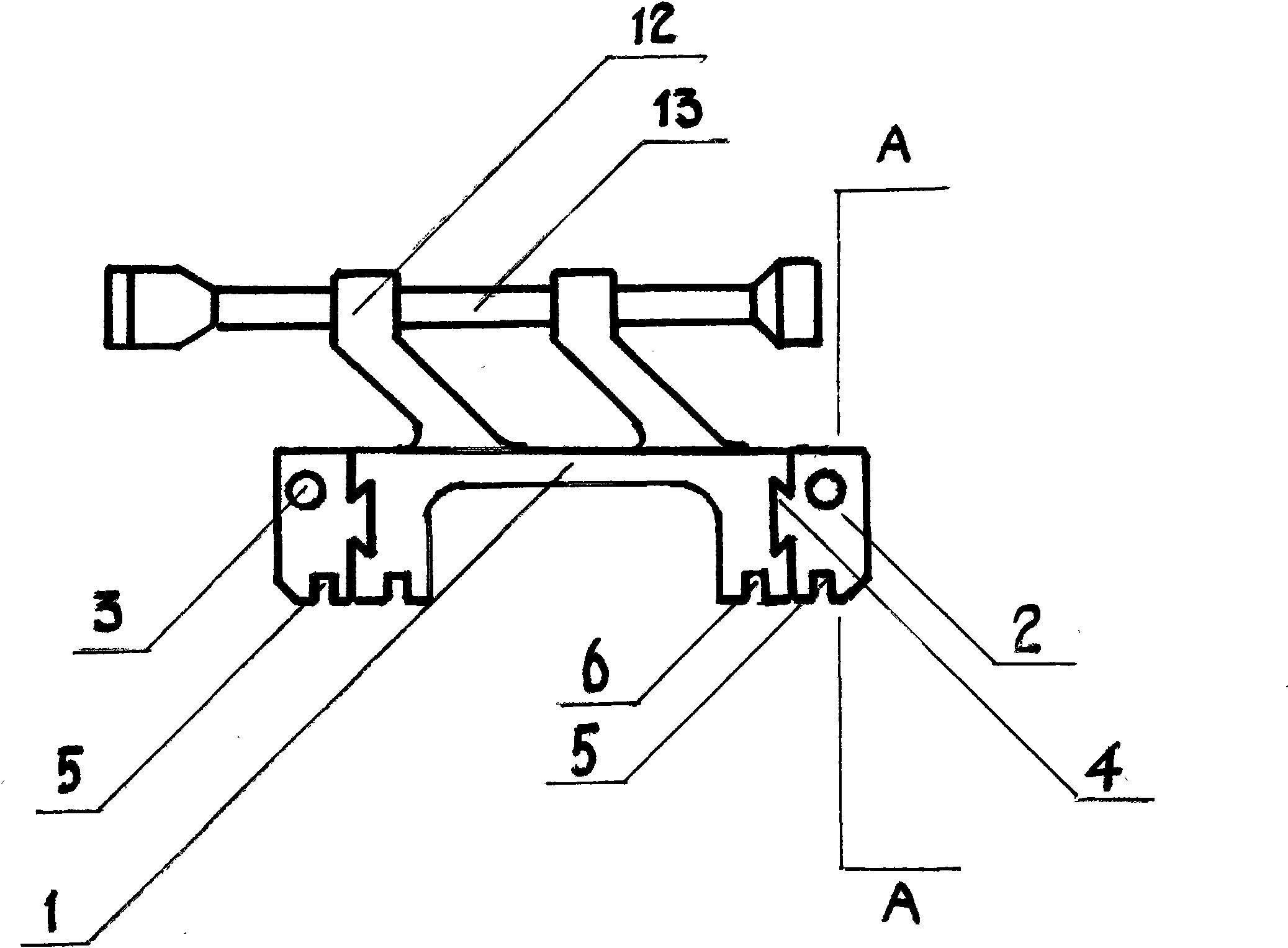 Locking device for mounting frame of light weapon accessory