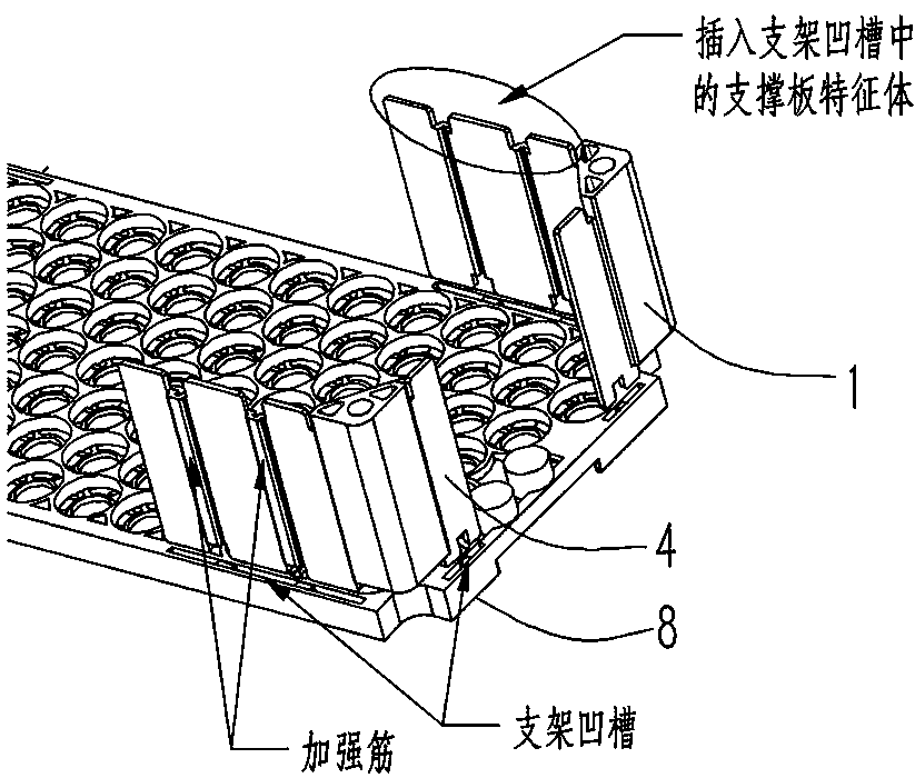 Electric vehicle battery module and busbar for battery module