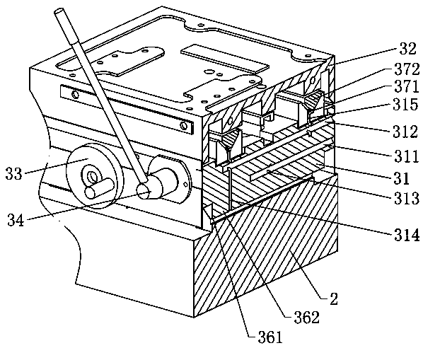 Inner circle grinder with improved structure