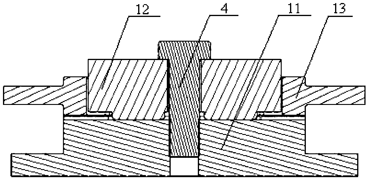 Method and device for measuring axial force of thread fastening member