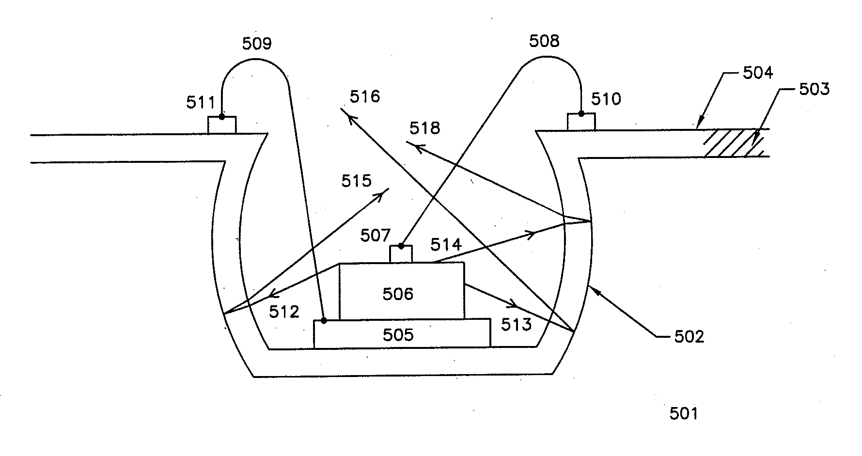 Light Emitting Diode Submount With High Thermal Conductivity For High Power Operation