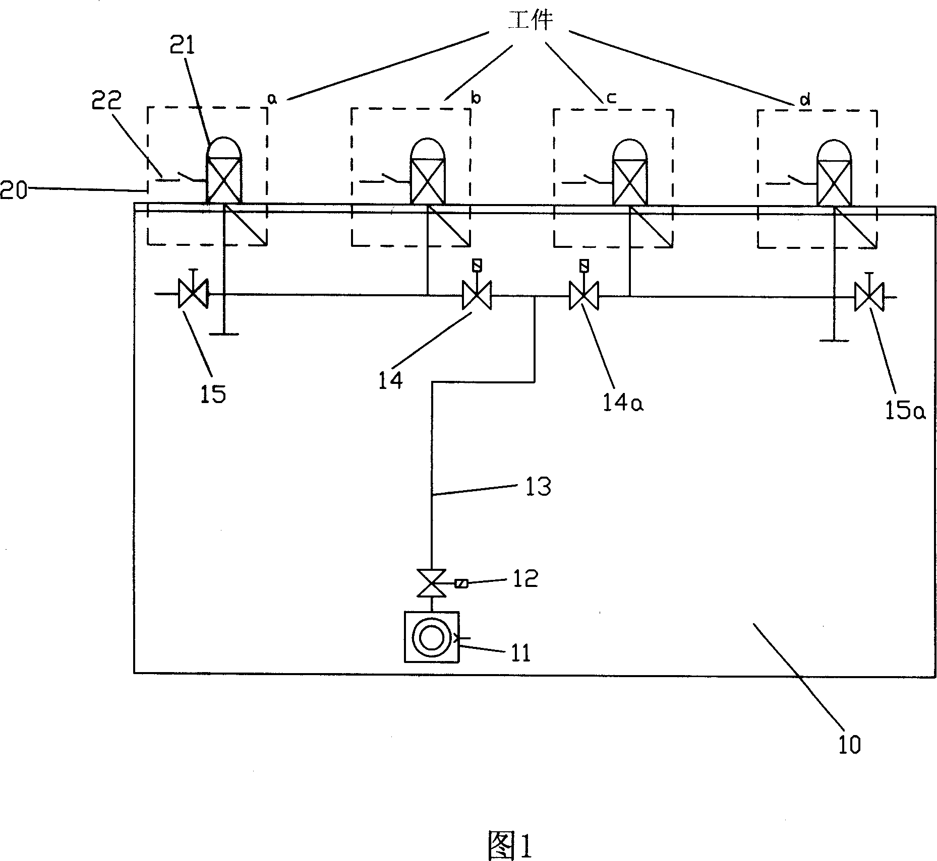 Vacuum inner film coating machine and using method thereof